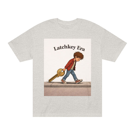 Latchkey Era Tee — Retro Kid Guitar Illustration T‑Shirt
